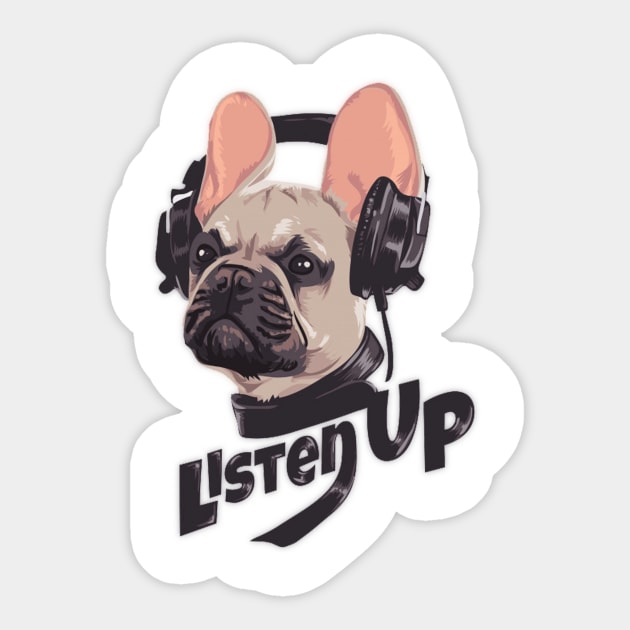listen up dog Sticker by today